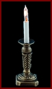 Dollshouse Antique Candlestick BL1089 Antique 