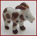 HAK748 Tiny Ceramic Goat Ornament