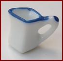 KA238 Small Jug - Blue Rim