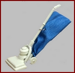 HA158 Cream & Blue  Dolls House Vacuum Cleaner