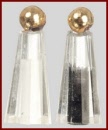 KA251G Salt & Pepper Pot - Gold Top