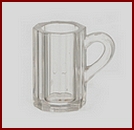 pa100 plastic beer mug