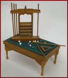 PF014 Snooker/Pool Table & Cue Rack