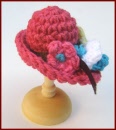 SA404 Dark Pink Hat on Hatstand